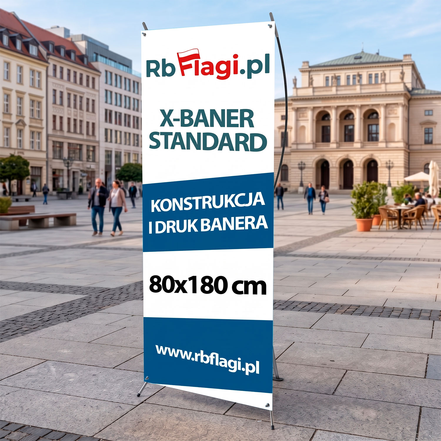 X-banner standard 80×180 X-banner standard 80×180
