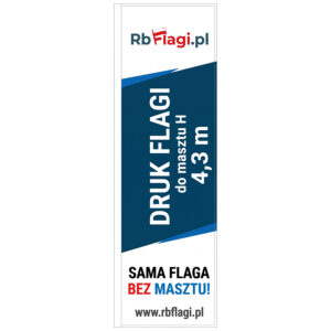 Flaga do masztu H 4,3 m